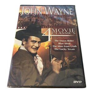 John Wayne 4 Movie Classics DVD The Dawn Rider Blue Steel Lucky Texan Man From U